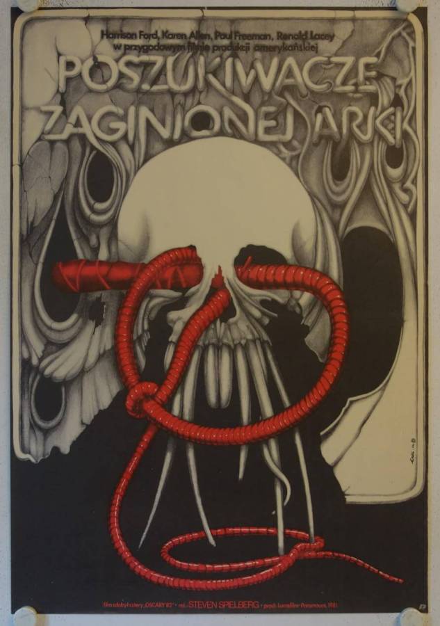 Jäger des verlorenen Schatzes originales polnisches Filmplakat
